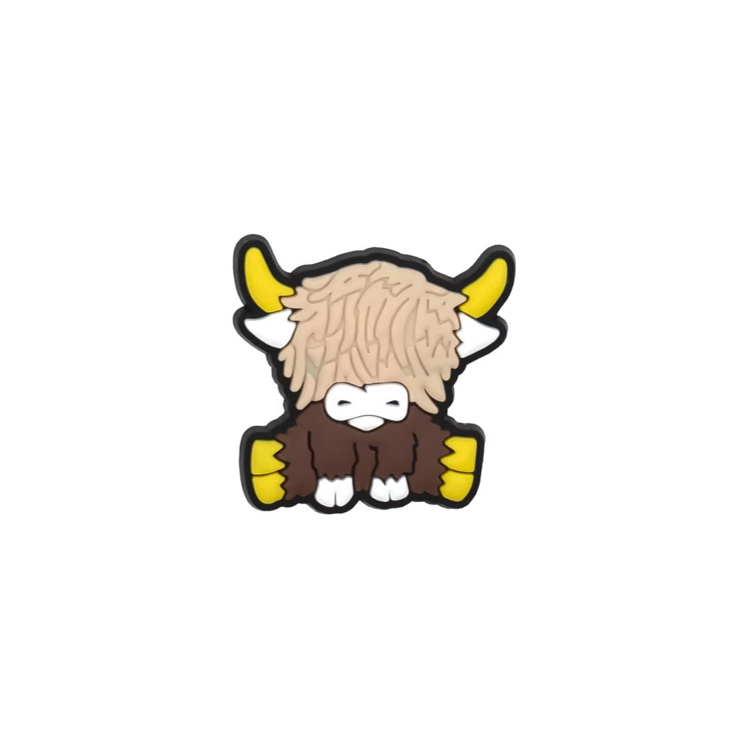 Highland Cow Shoe Charm