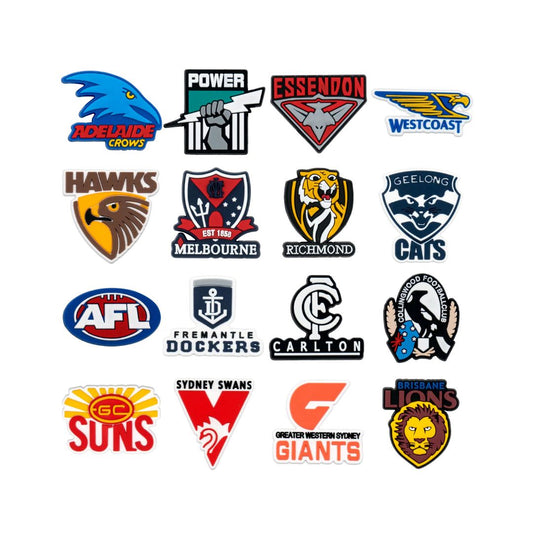 AFL Team Shoe Charms