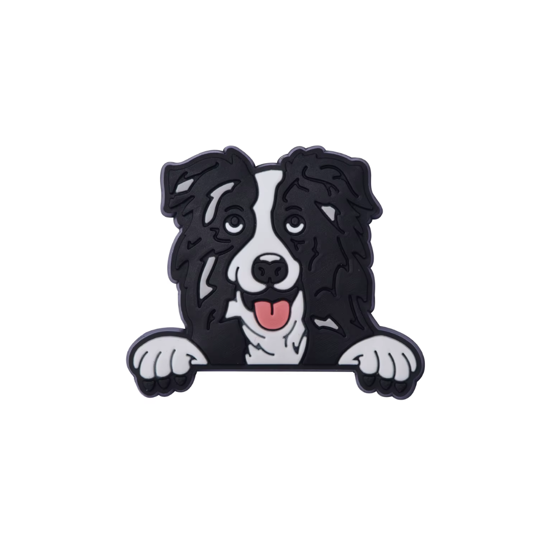 Border Collie Shoe Charm