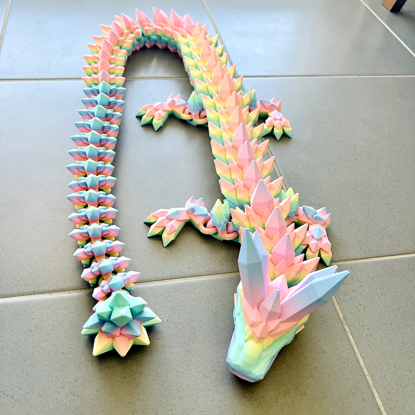 Crystal Dragon Huge 1.4m Long