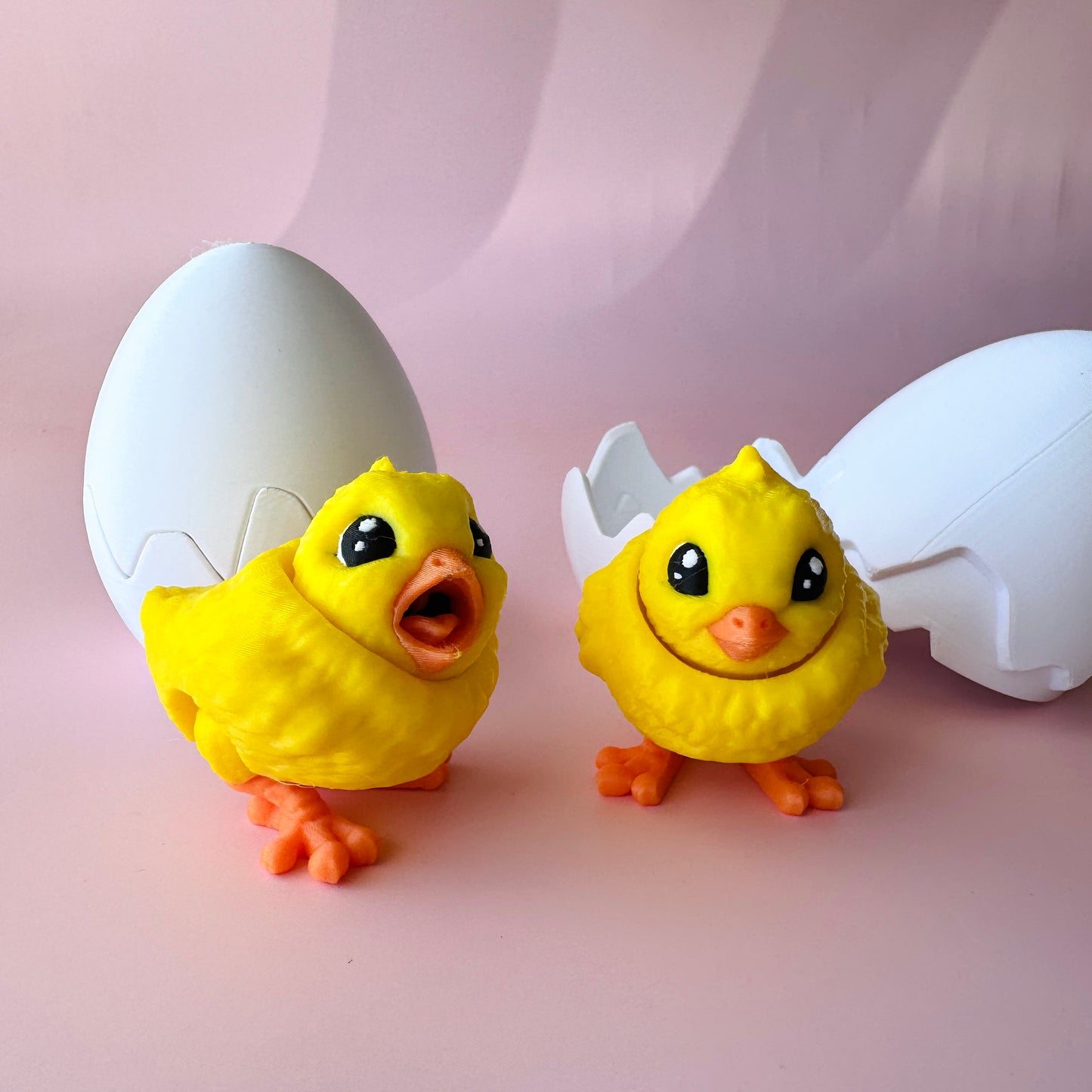 Baby Chick with Egg Figurine