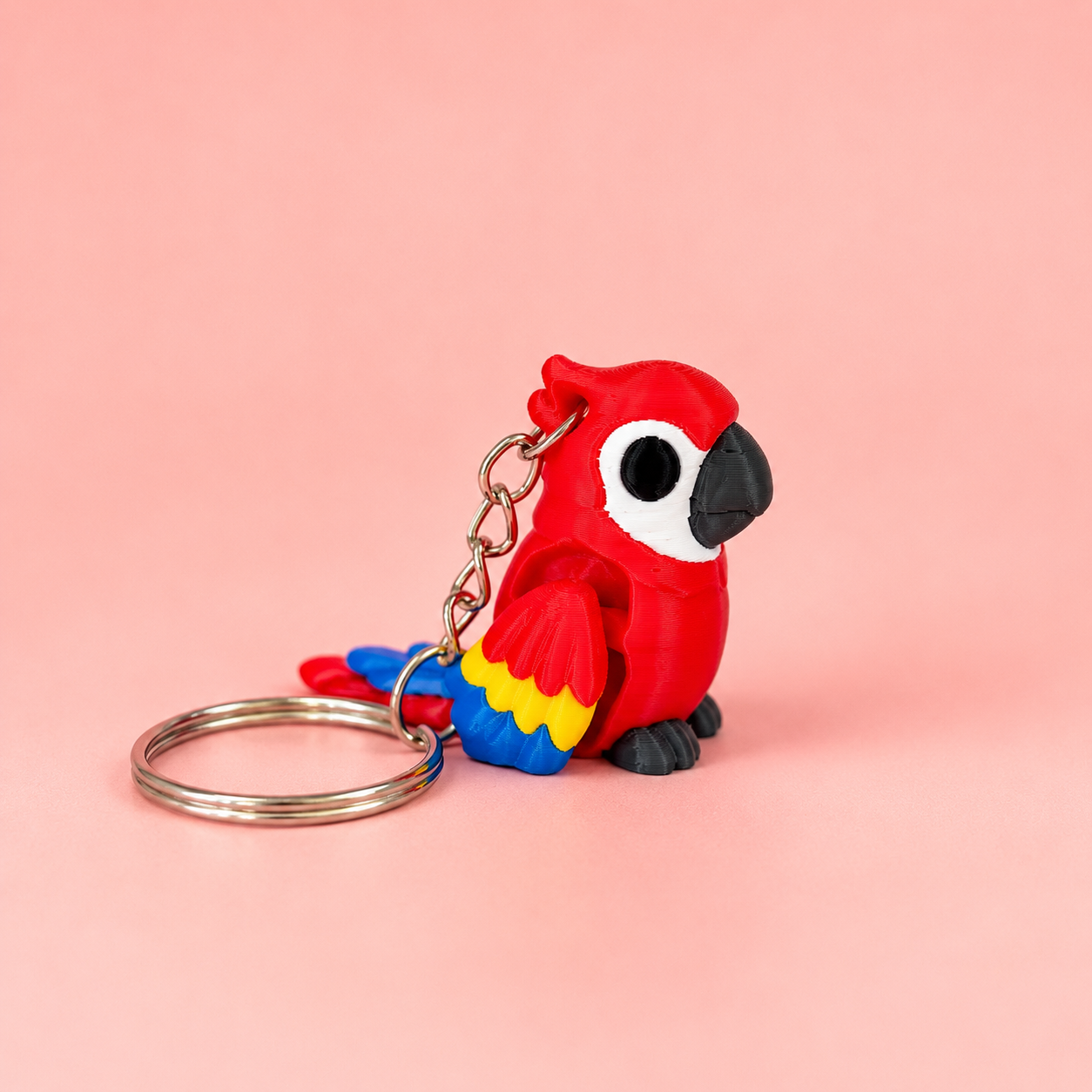 Macaw Keychain