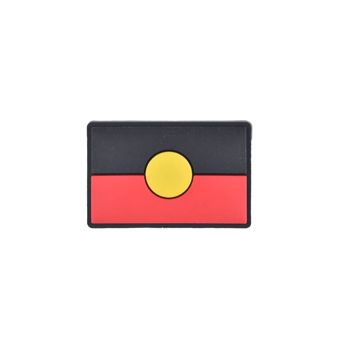 Aboriginal Flag Shoe Charm
