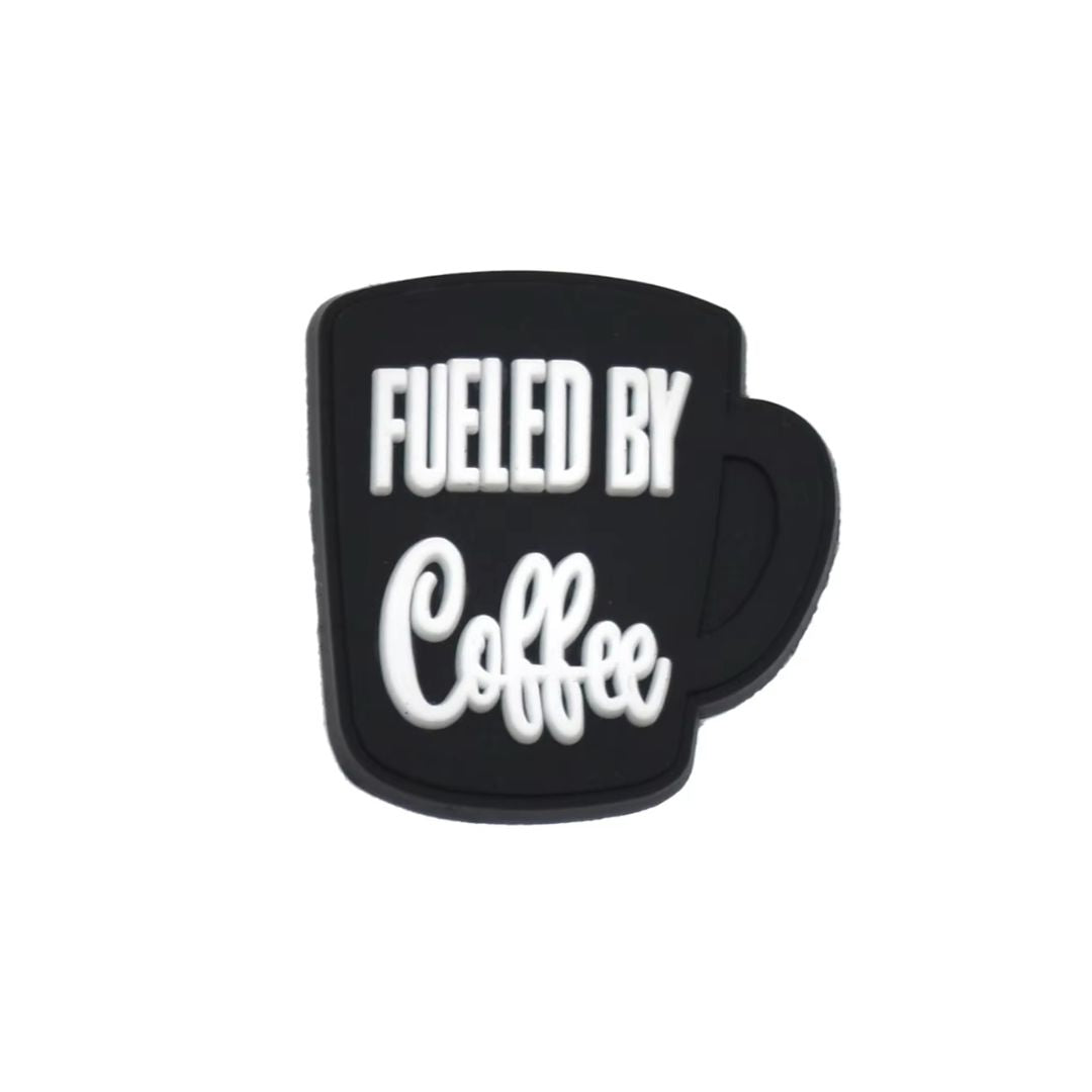 Fueled by Coffee Shoe Charm
