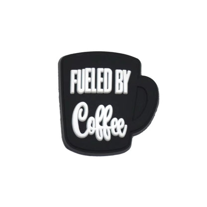 Fueled by Coffee Shoe Charm