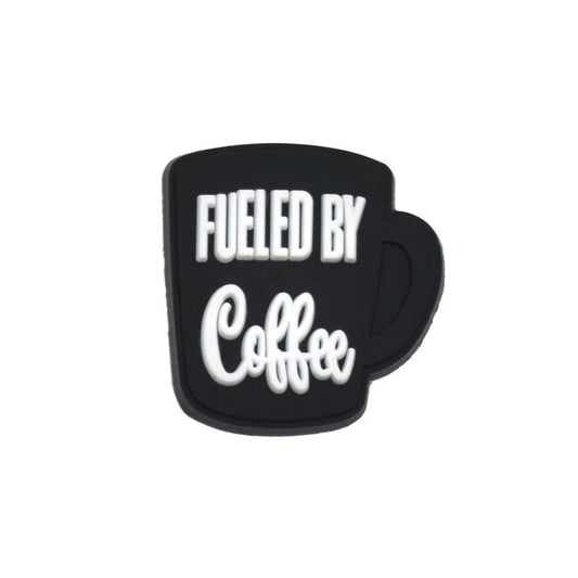 Fueled by Coffee Shoe Charm