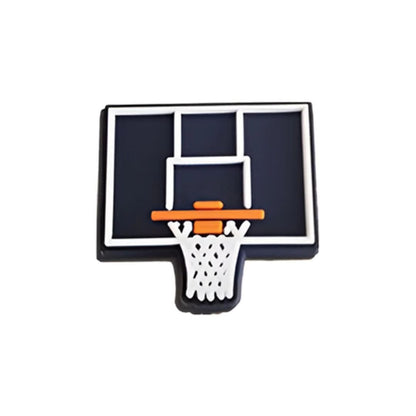 Basketball Hoop Shoe Charm