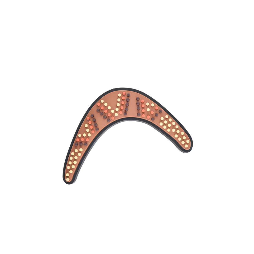 Boomerang Shoe Charm