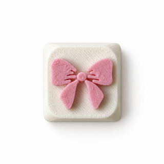 Bow White & Pink