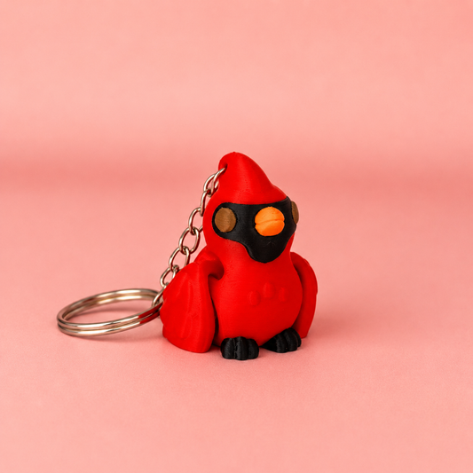 Cardinal Keychain