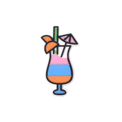 Tropical Cocktail Shoe Charm