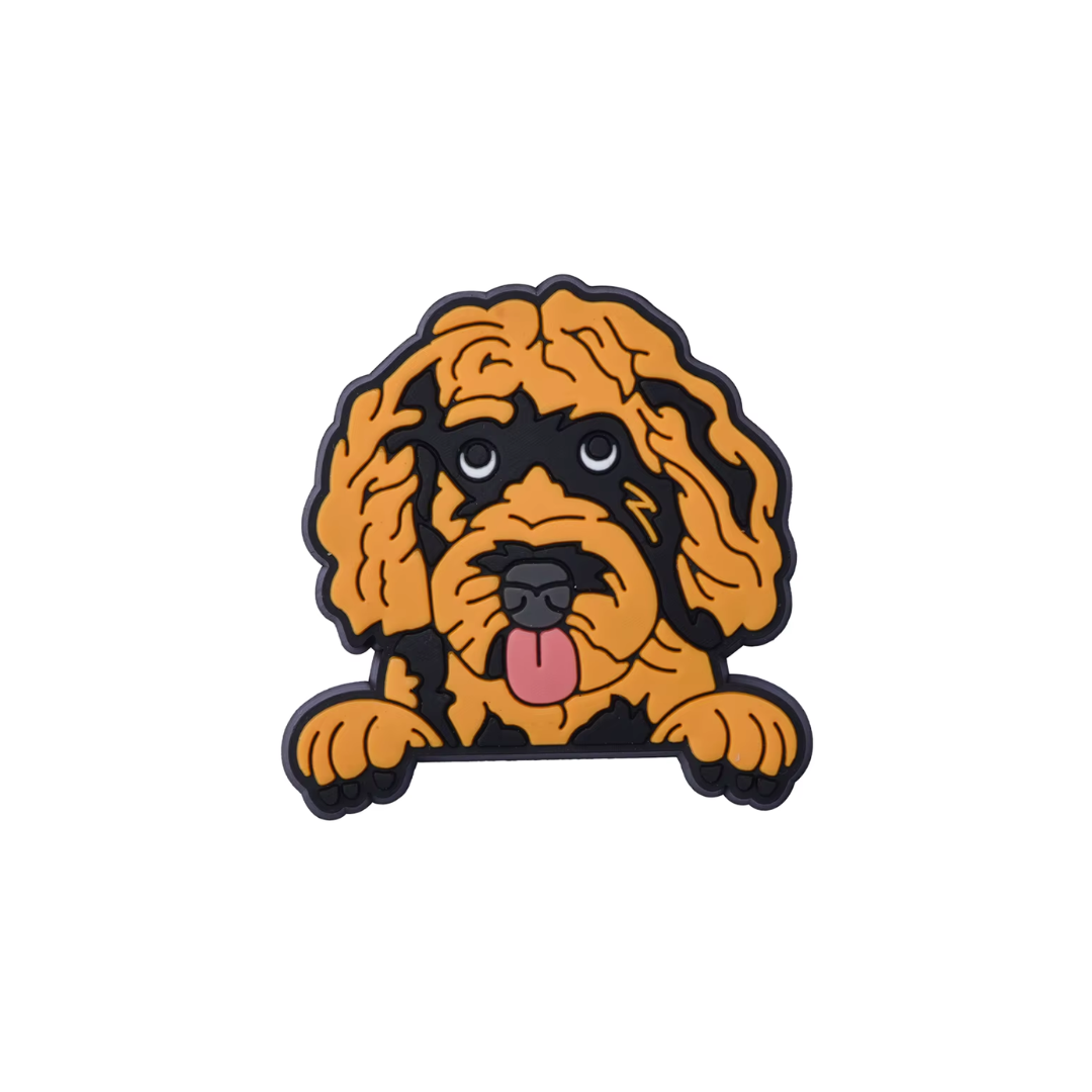 Labradoodle Dog Shoe Charm