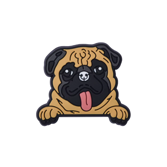 Pug Dog Shoe Charm