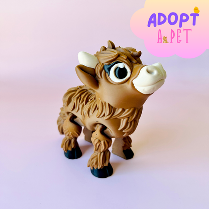 Highland Cow Figurine