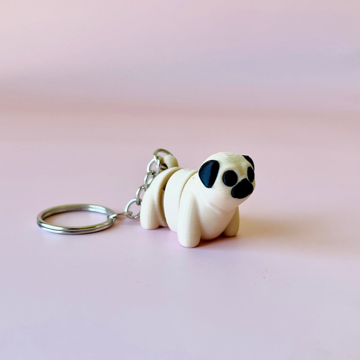Pug Keychain