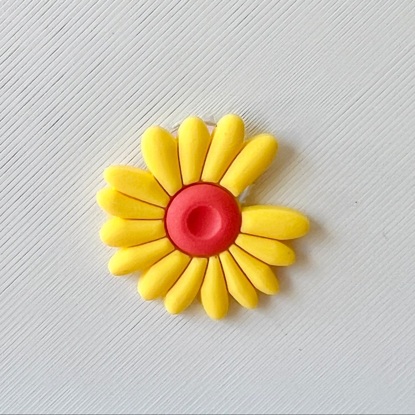 Missing Leaf Sunflower Shoe Charm
