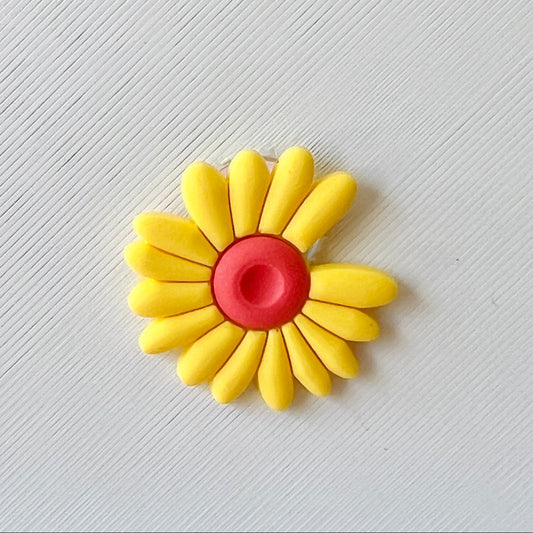 Missing Leaf Sunflower Shoe Charm
