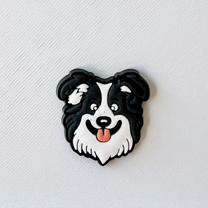 Border Collie Dog Shoe Charm