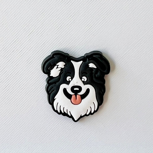 Border Collie Dog Shoe Charm