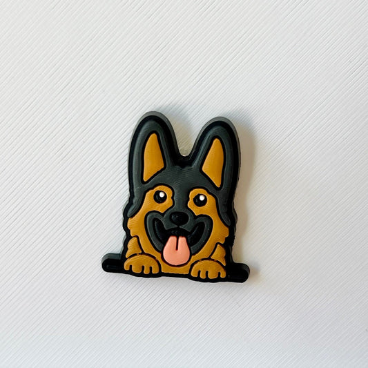 German Shepherd Dog Shoe Charm