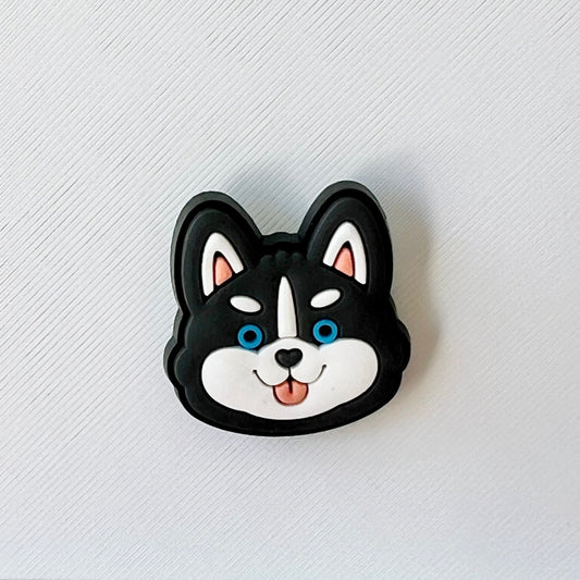 Husky Dog Shoe Charm