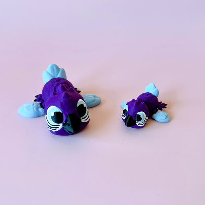 Mini Purple Parrot