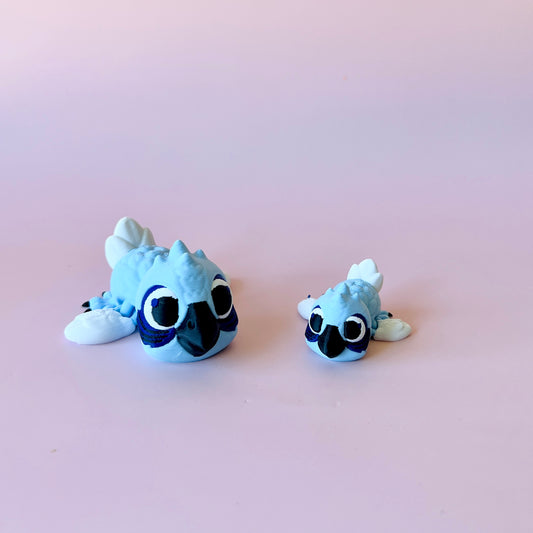 Mini Blue Parrot