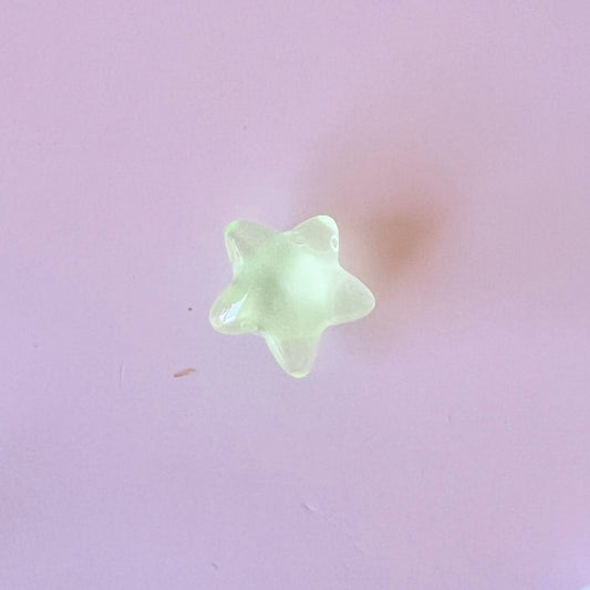 Green Star Shoe Charm