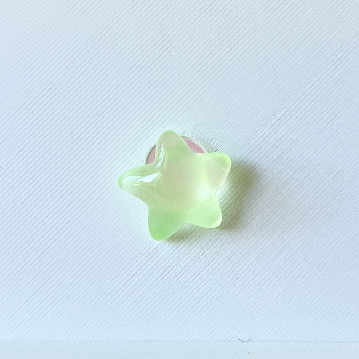 Green Star Shoe Charm