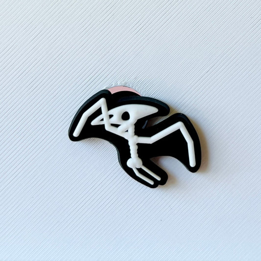 Pterodactyl Fossil Shoe Charm