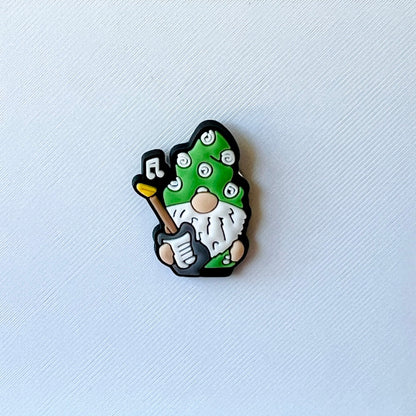 Guitar Gnome Shoe Charm