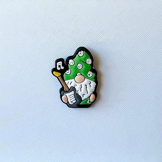 Guitar Gnome Shoe Charm