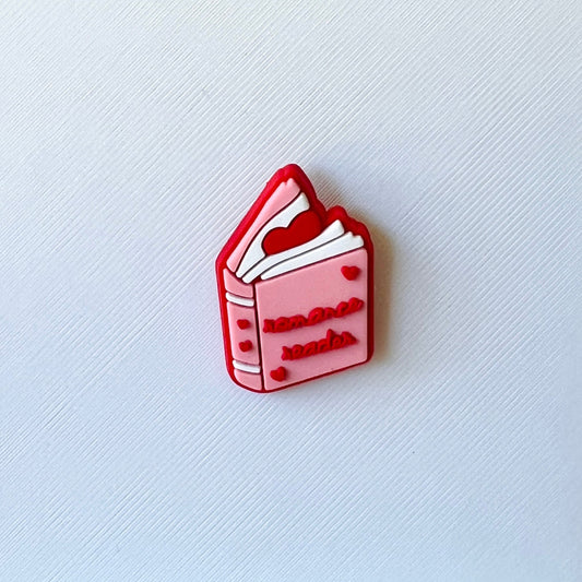Romance Reader Shoe Charm