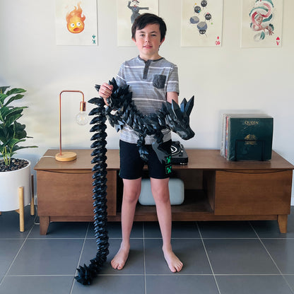 Crystal Dragon Gigantic 2m Long