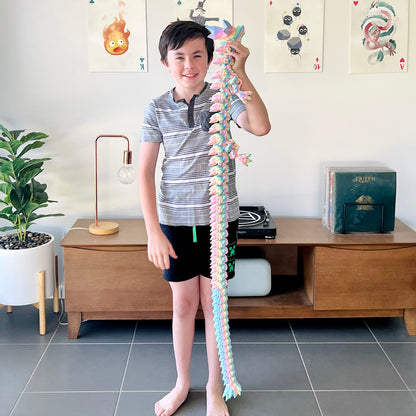 Crystal Dragon Huge 1.4m Long