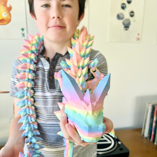 Crystal Dragon Huge 1.4m Long