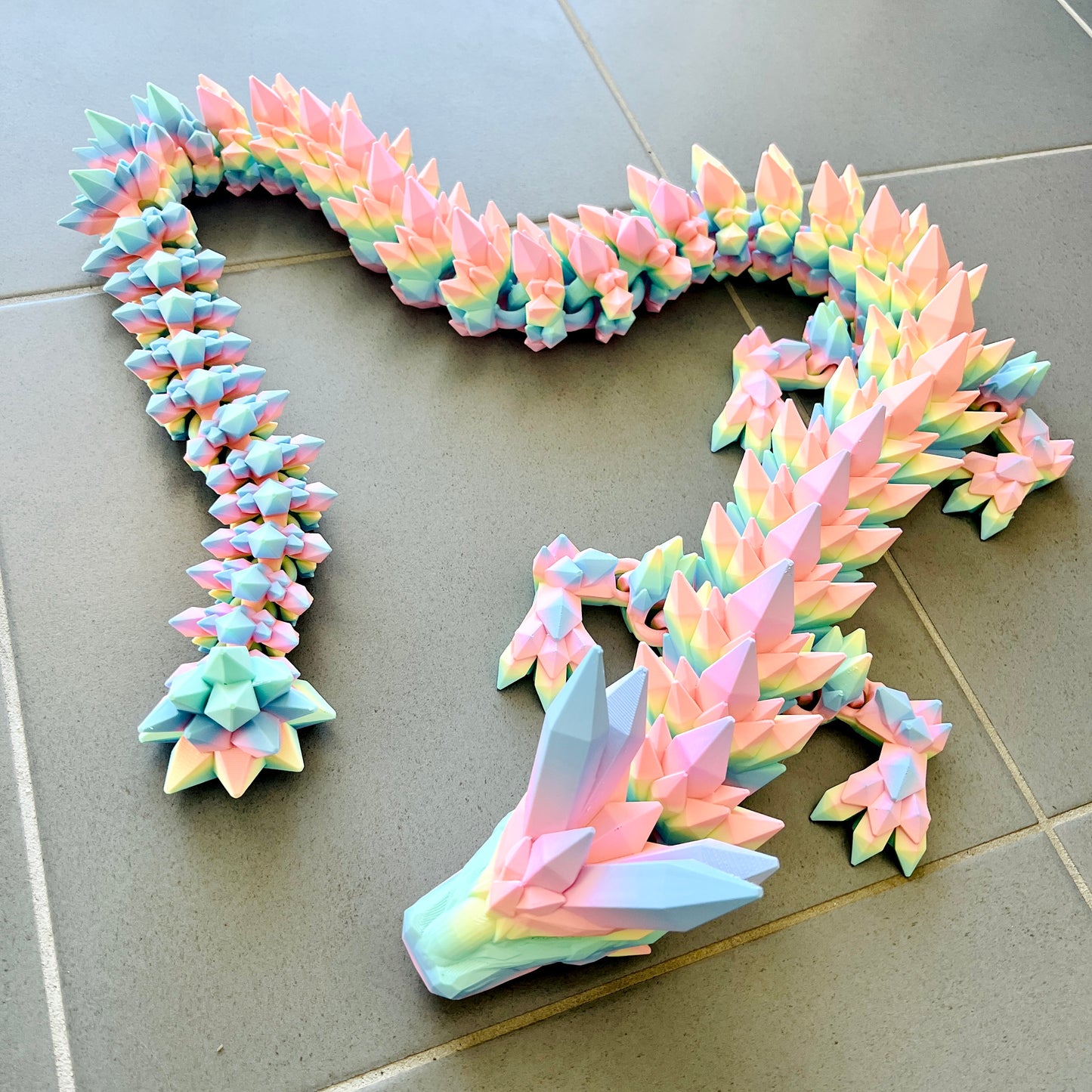 Crystal Dragon Huge 1.4m Long