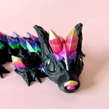 Crystal Wolf Dragon Baby