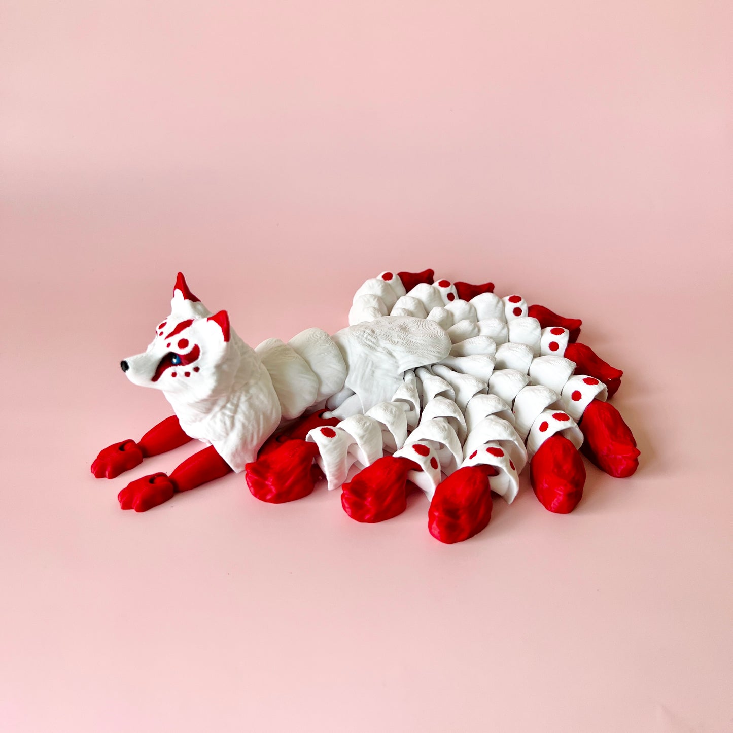 Nine Tail Kitsune Fox Figurine