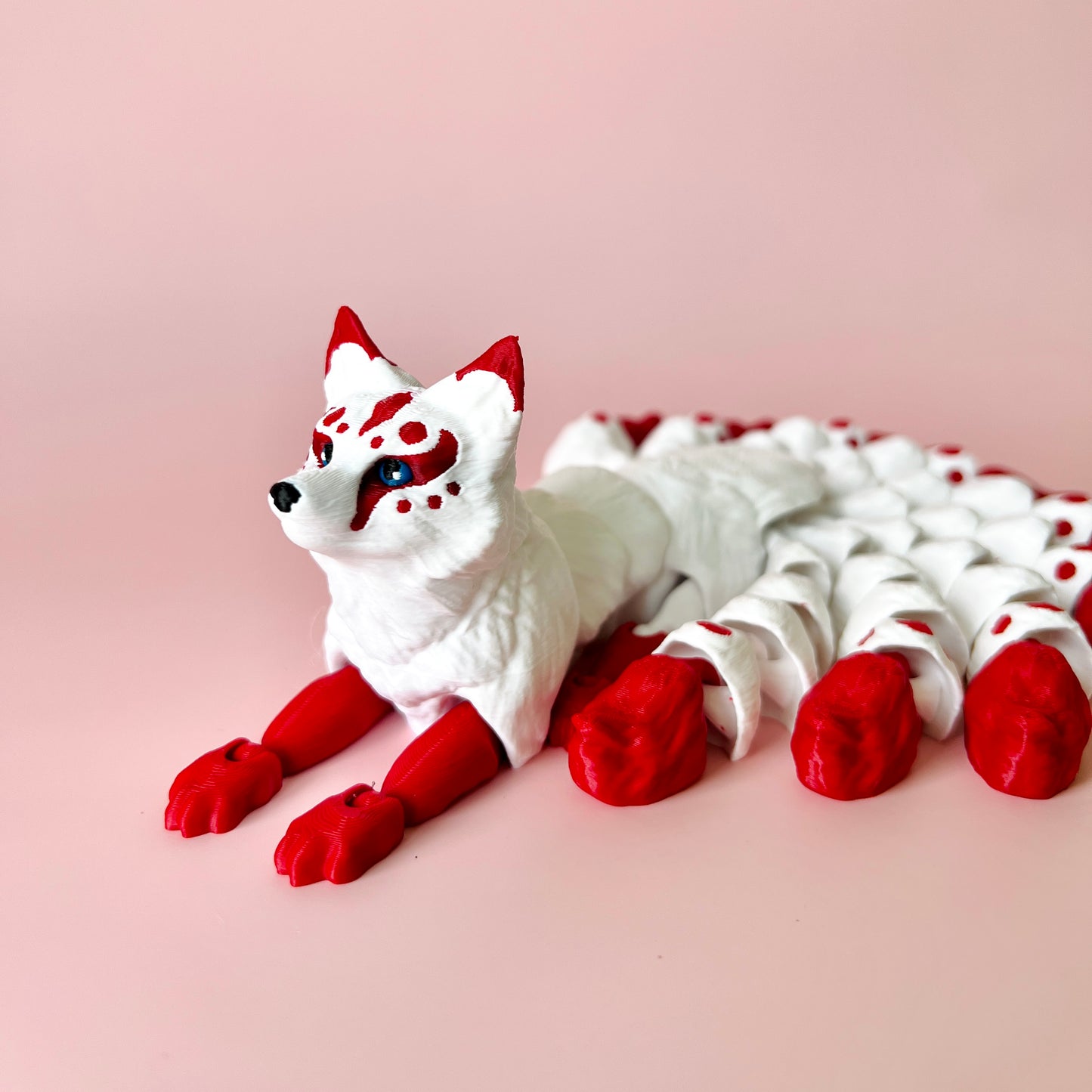 Nine Tail Kitsune Fox Figurine
