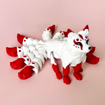 Nine Tail Kitsune Fox Figurine