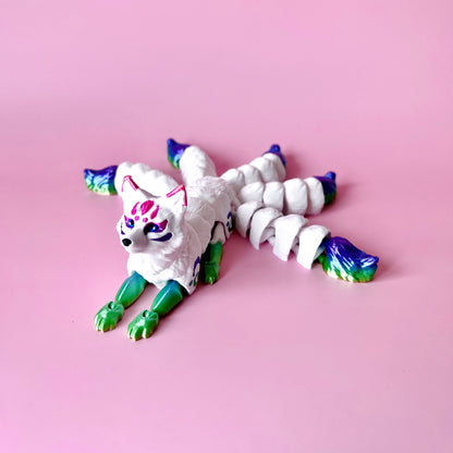 Five Tail Kitsune Fox Figurine