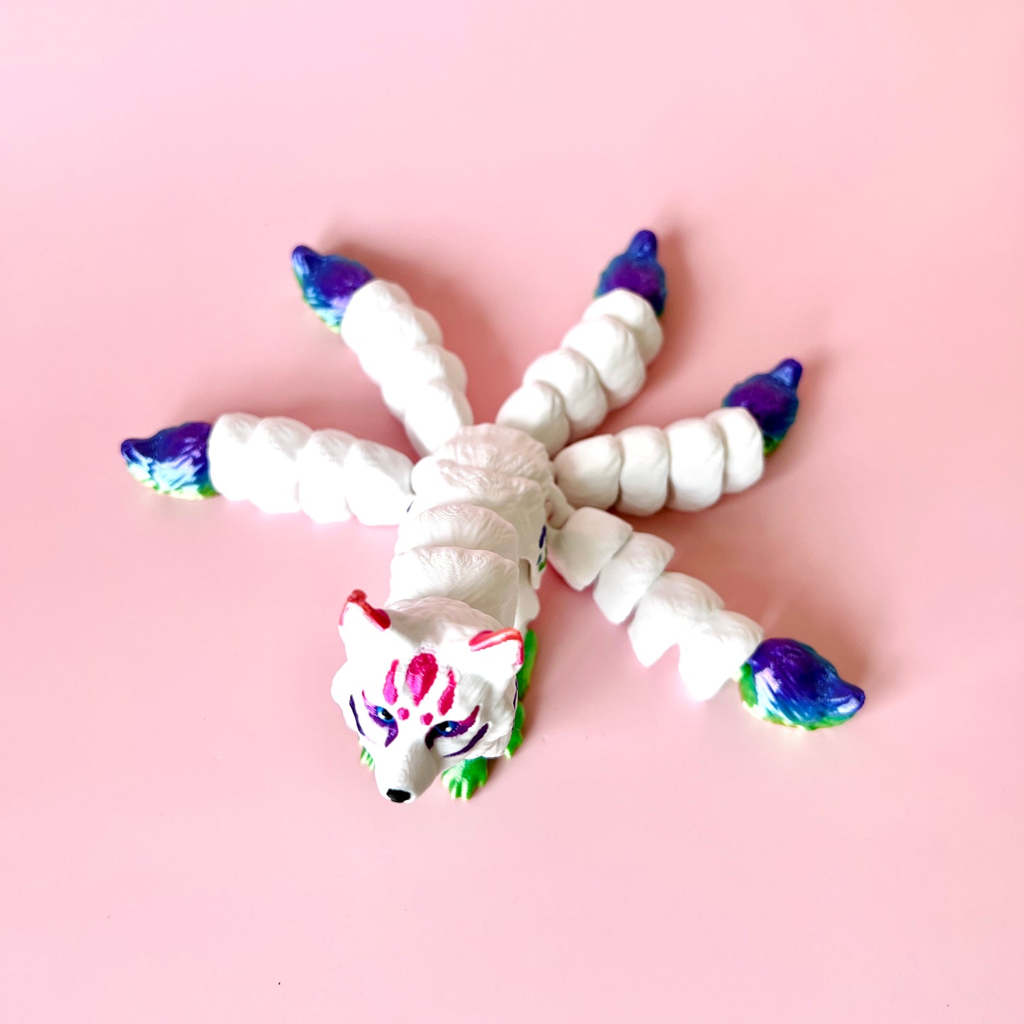 Five Tail Kitsune Fox Figurine