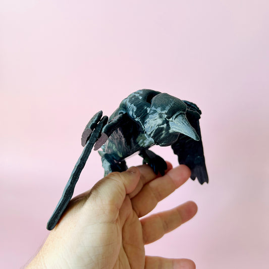 Crow Figurine