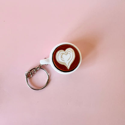 Latte Fidget Clicker Keychains