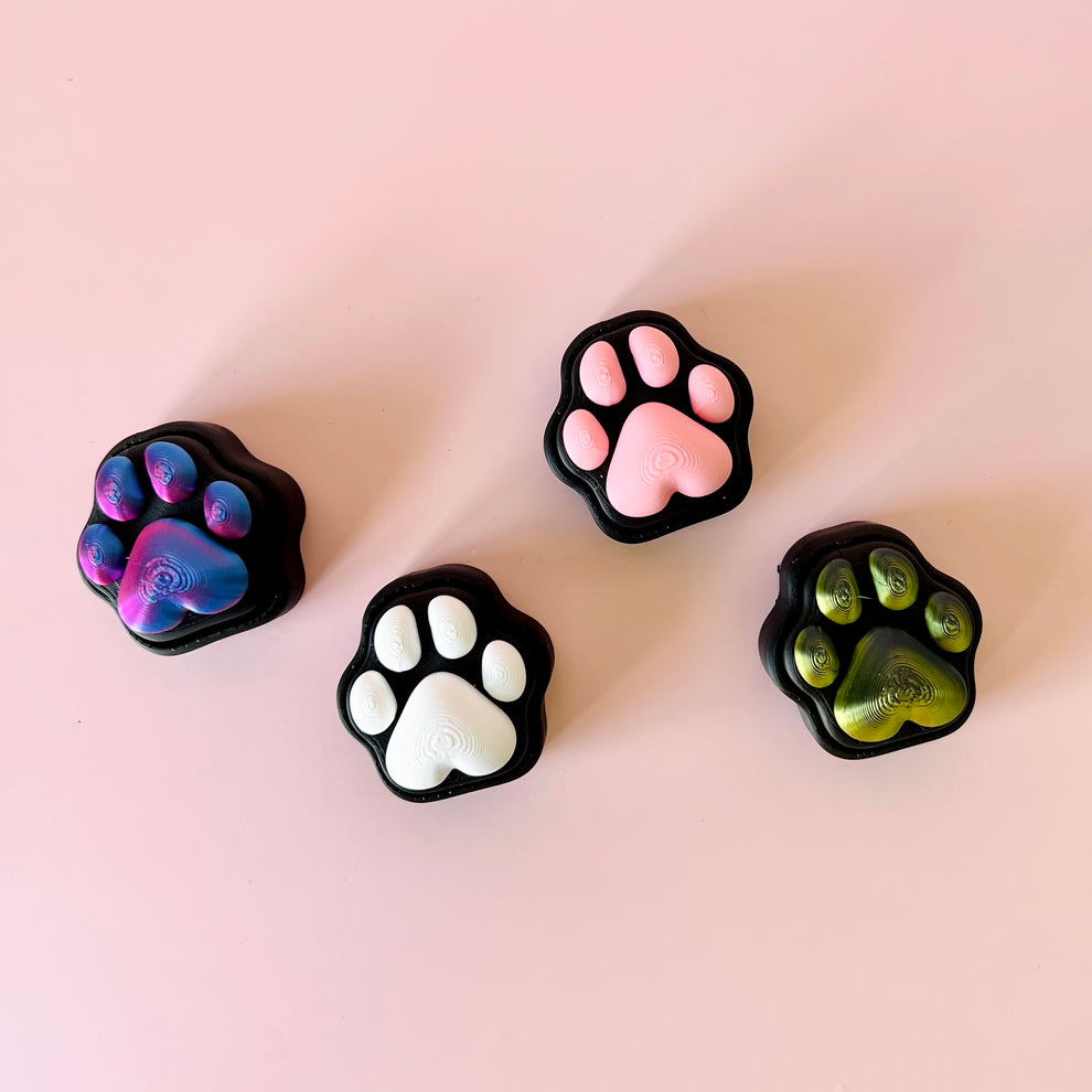Paw Fidget Clicker – 3D Printed Sensory Toy