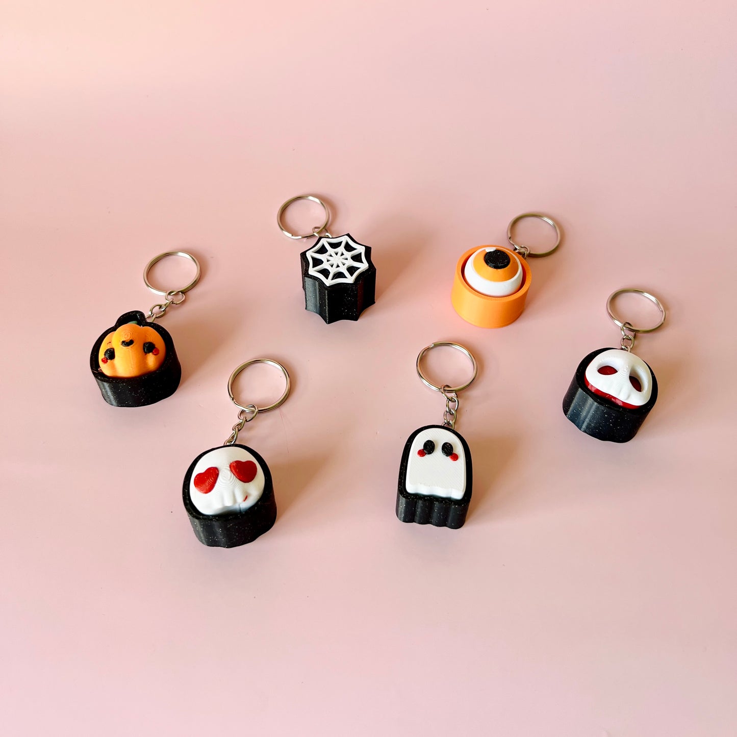 Spooky Fidget Clicker Keychains