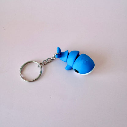 Blue Whale Keychain