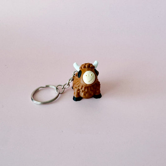Bison Keychain