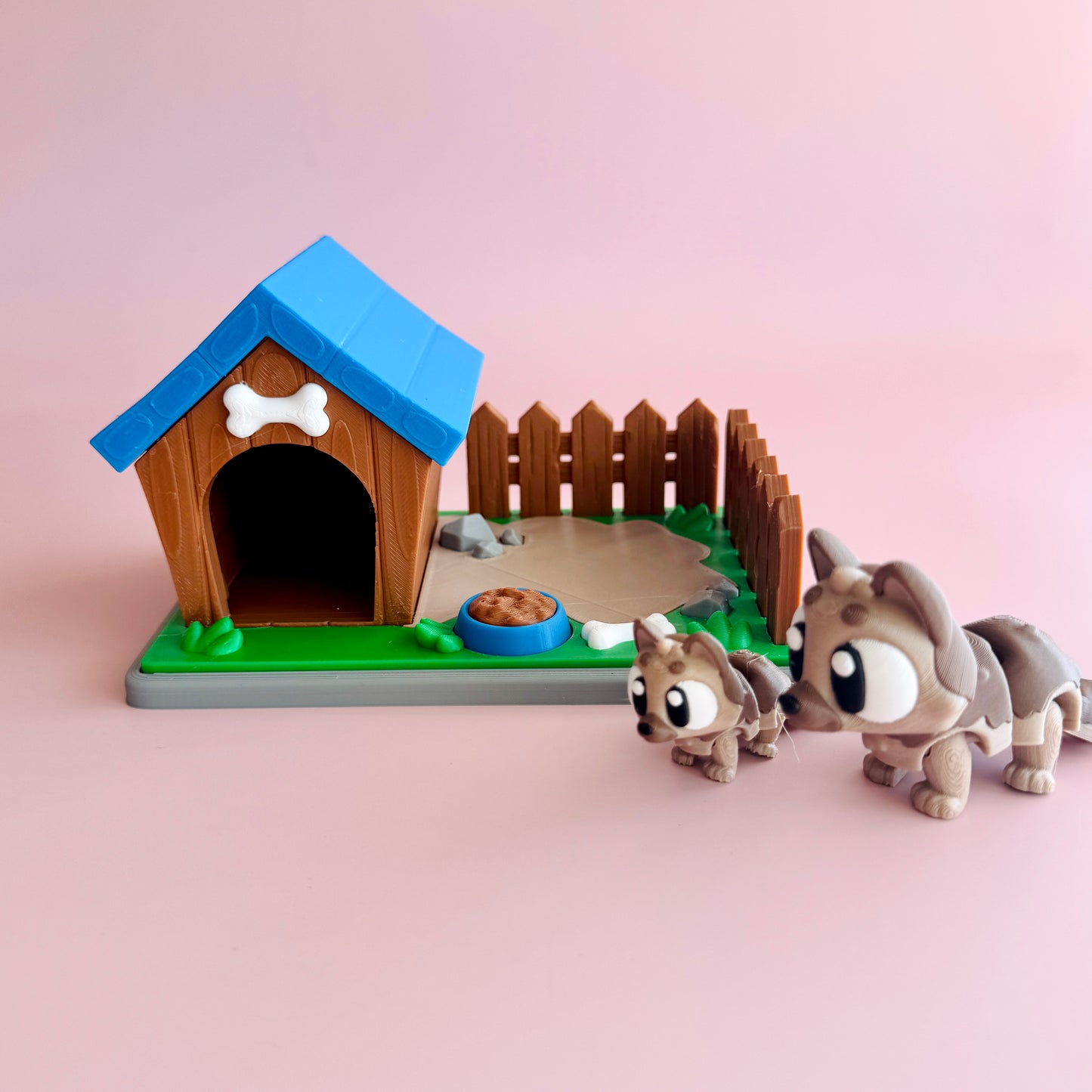 Dog House Backyard Pocket Pal Playset